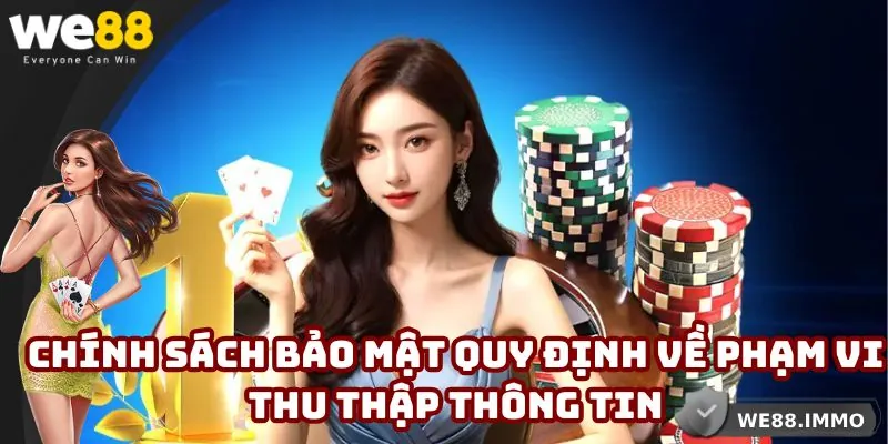 Chính sách bảo mật quy định về phạm vi thu thập thông tin