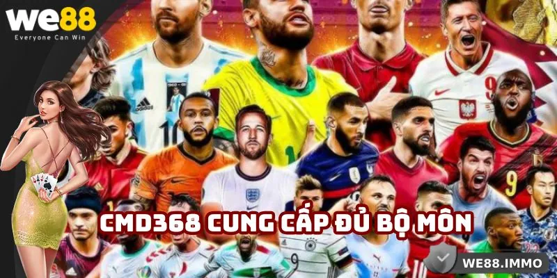 Đơn vị phục vụ đủ bộ môn cá cược