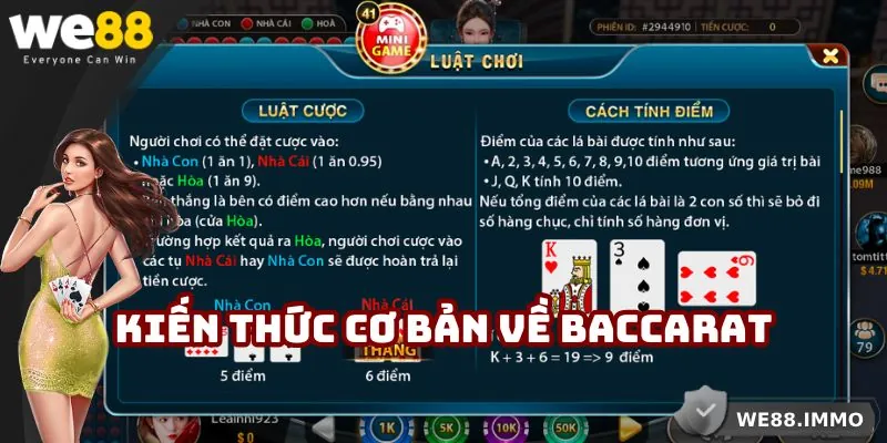 Nắm vững kiến thức cơ bản trong game Baccarat