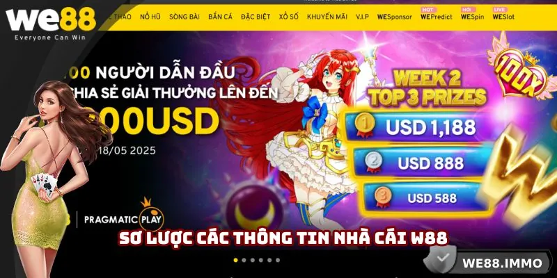 Sơ lược các thông tin về nhà cái W88