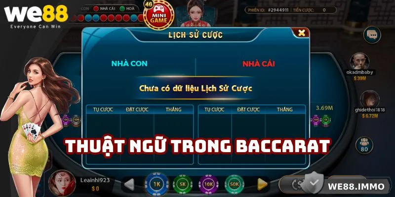 Từ khóa quan trọng khi chơi Baccarat online