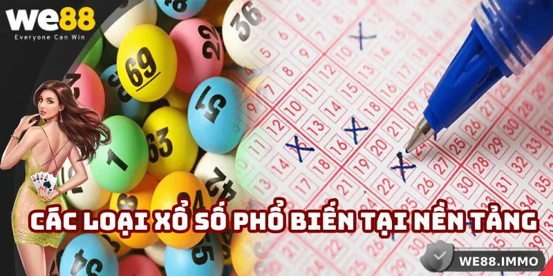 Các loại xổ số phổ biến tại nền tảng